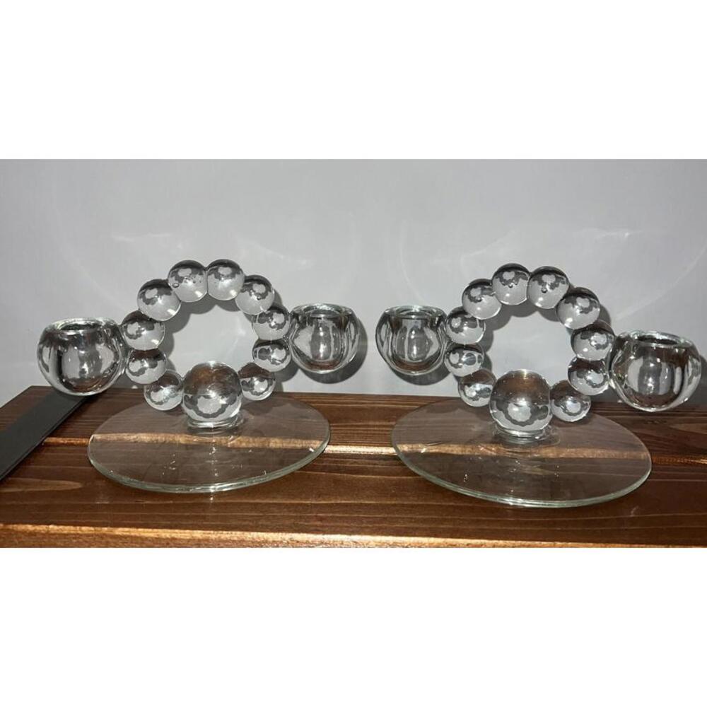 Vintage Imperial Candlestick Two Lite Candelabra Set